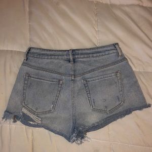 Distressed shorts